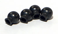Ball 6.8x7.3x3mm Black 4pcs (  )