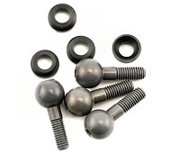 Aluminum 7075-T6 Hard Anodized Pivot Balls with Cap Bushings Revo 4pcs (  )