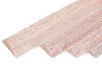 Balsa Triangle Strip 10x10x1000mm 1pcs (  )