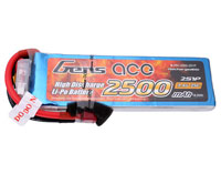 GensAce 2S1P LiPo 7.4V 2500mAh Battery 25C T-Plug (  )