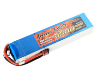 GensAce LiPo Battery 2s1p 7.4V 5500mAh 25C T-Plug (  )