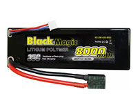 Black Magic 2S1P LiPo Battery 7.4V 8000mAh 35C Traxxas Plug Hardcase (нажмите для увеличения)