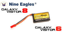 Black Magic Galaxy Visitor 6 LiPo Battery 3.7V 700mAh 30C