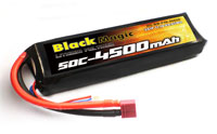 Black Magic 3S LiPo Battery 11.1V 4500mAh 50C T-Plug (  )