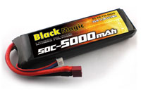 Black Magic 3S LiPo Battery 11.1V 5000mAh 50C T-Plug (  )
