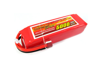 Dinogy Sport LiPo Battery 2S 7.4V 5000mAh 30C T-Plug (нажмите для увеличения)