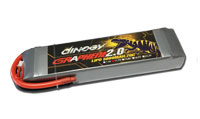 Dinogy Graphene 2.0 LiPo 3S 11.1V Battery 5000mAh 70C (  )