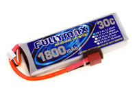 Fullymax LiPo Battery 2S 7.4V 1800mAh 30C T-Plug (нажмите для увеличения)