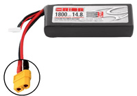 Team Orion LiPo Battery 14.8V 1600mAh 50C SoftCase XT60 with LED Charge Status (  )