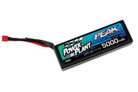 Peak Racing Power Plant LiPo 11.1V 5000mAh 45C Hard Case Deans Plug (  )
