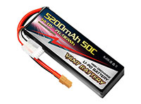 Vant LiPo Battery 4S1P 14.8V 5200mAh 50C XT60 (нажмите для увеличения)