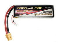 Vant LiPo Battery 3S1P 11.1V 6000mAh 50C XT60 (  )