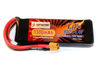 Vant LiPo Battery 4S1P 14.4V 1300mAh 80C XT60/EC3/Deans (  )