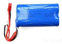 WLToys WL912 LiPo Battery 7.4V 1500mAh JST Plug