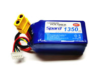 Spard LiPo Battery 4S1P 14.8V 1350mAh 45C XT60 (нажмите для увеличения)