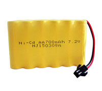 NiCd Battery AA 7.2V 700mAh YP (  )
