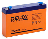 Delta DTM607 AGM VRLA Battery 6V 7Ah (нажмите для увеличения)