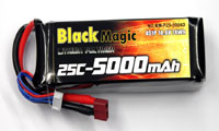 Black Magic 4S LiPo Battery 14.8V 5000mAh 25C with T-Plug (  )