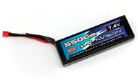 nVision Hard Case LiPo 7.4V 5500mAh 60C Deans Plug