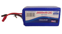 Pulsar 4S2P LiPo Battery 14.8V 20000mAh 25C XT150 (  )