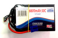 Pulsar 6S2P LiPo Battery 22.2V 6600mAh 50C EC5
