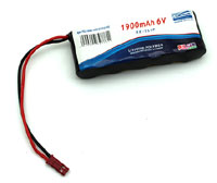 Pulsar NiMh 1900mAh 6.0V Receiver Pack Flat Bec Plug (  )