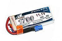 Dualsky EX 3S1P LiPo 11.1V 1700mAh 30C (  )