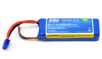 E-Flite 3S LiPo Battery 11.1V 2200mAh 30C with EC3 Connector