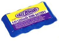 Ace Power NiMh Battery Pack 4.8V 1200mAh