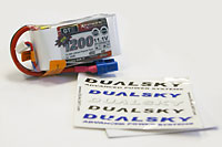 Dualsky GT-S 3S1P LiPo 1200mAh 11.1V 45C/6C (  )