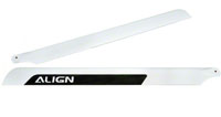 Carbon Fiber Main Rotor Blades 520mm White T-Rex 550