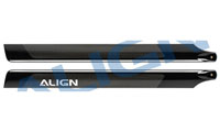 Carbon Fiber Main Rotor Blades Black T-Rex 600/600N
