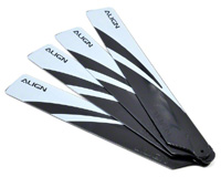 Main Blade Set Black/White T-Rex 150 120mm 4pcs (  )