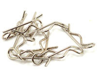 Body Clips 1/10 Silver 10pcs (  )