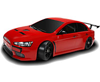 Lancer Evolution X E4D Touring Car Drift Brushless Spec 2.4GHz RTR (  )