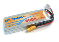 Bonka LiPo Battery 3S1P 11.1V 8000mAh 25C XT90 (  )