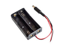 Battery Case 2x18650 with Connector (  )