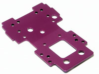 Bulkhead Lower Plate 2.5mm Purple Savage