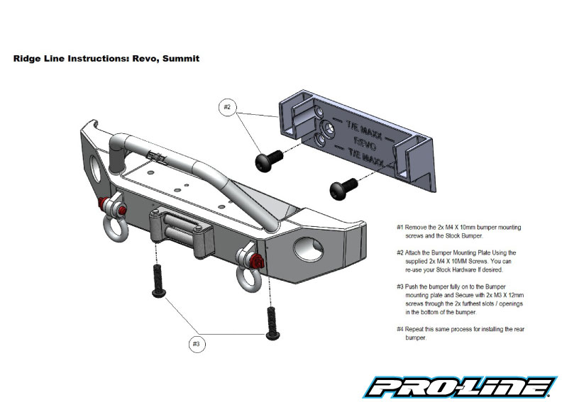 Бамперы Pro-Line Ridge-Line Bumper Wide Set (PL6089-00) (нажмите для увеличения) Бамперы Pro-Line Ridge-Line Bumper Wide Set (PL6089-00) (нажмите для увеличения)