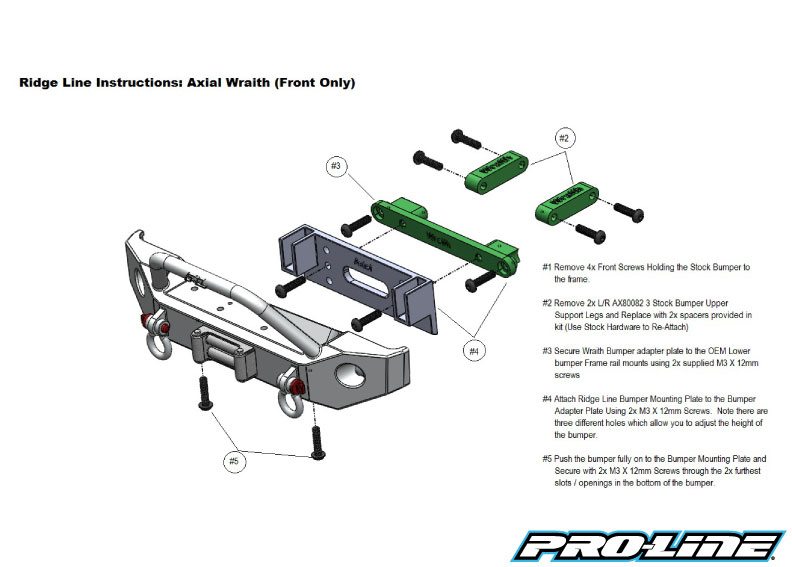 Бамперы Pro-Line Ridge-Line Bumper Wide Set (PL6089-00) (нажмите для увеличения) Бамперы Pro-Line Ridge-Line Bumper Wide Set (PL6089-00) (нажмите для увеличения)