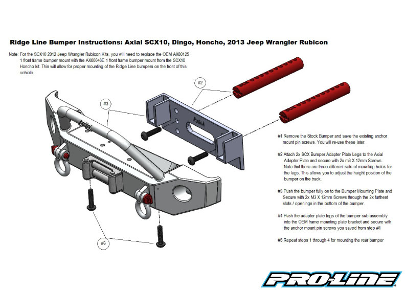 Бамперы Pro-Line Ridge-Line Bumper Wide Set (PL6089-00) (нажмите для увеличения) Бамперы Pro-Line Ridge-Line Bumper Wide Set (PL6089-00) (нажмите для увеличения)