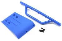 RPM Front Bumper & Skid Plate Blue Slash (  )