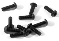 Button Head Screw M3x20mm 2.0mm Hex Socket 10pcs