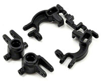 RPM Caster & Spindle Block Set Black Stampede 4x4 (  )