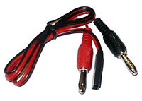 HiTec Rx Charger Cord Banana Jack