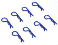 Dynamite Anodized Body Clips Blue 8pcs (  )