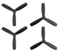 Dalprop T5045 5x4.5 Bullnose 3-Blade Propeller CW+CCW Black Set (  )