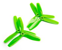 Dalprop T5045 5x4.5 Racing Edition 3-Blade Propeller CW+CCW Green Set (  )