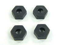 Deagostini Mercedes 12mm Hex Wheel Hubs 4pcs