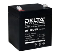 Delta DT12045 AGM VRLA Battery 12V 4.5Ah (нажмите для увеличения)